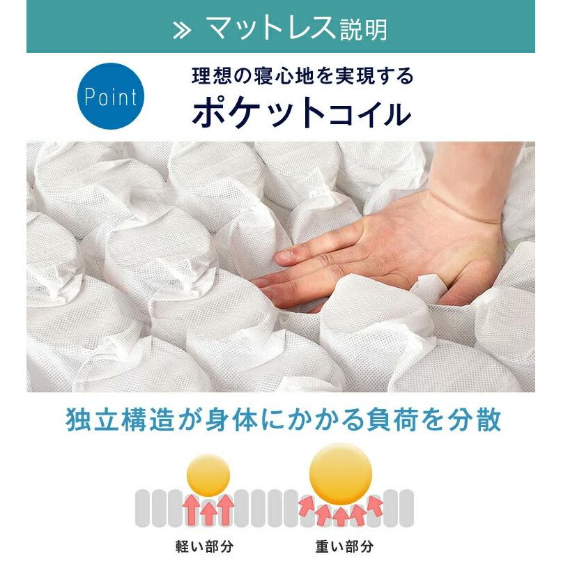タンスのゲン ベッド マットレス付き すのこベット セミダブル タンスのゲン ベッド マットレス付き すのこベット セミダブル
