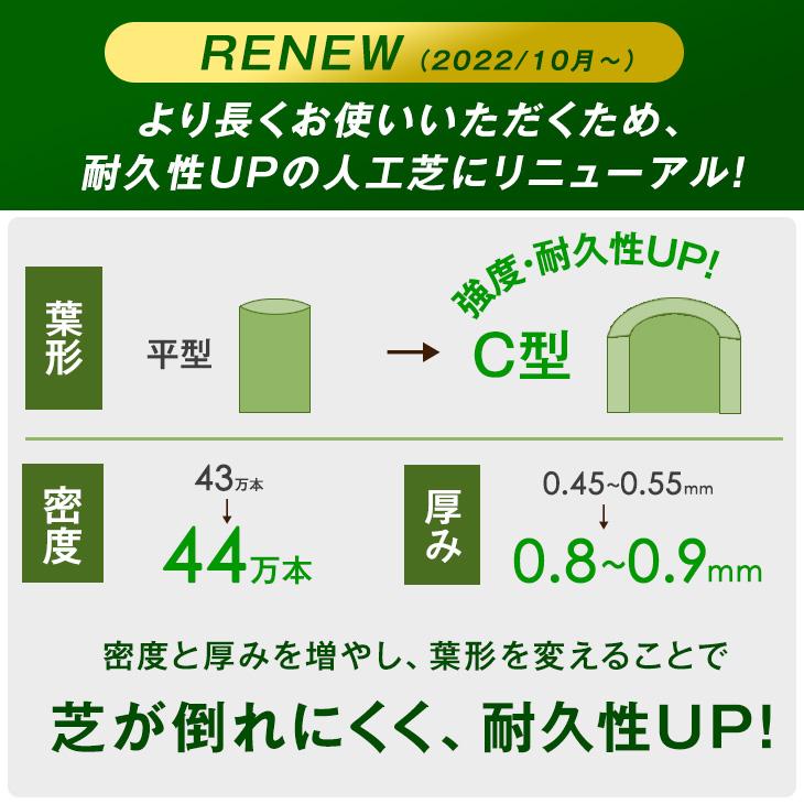 タンスのゲン 人工芝 ロール 高密度 1m× 10m 庭 diy 芝丈35mm U タンスのゲン 人工芝 ロール 高密度 1m× 10m 庭 diy 芝丈35mm U