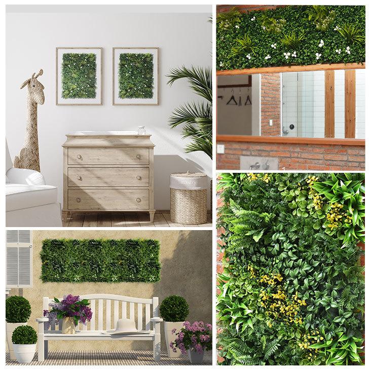 25日+5% フェイクグリーン 観葉植物 壁掛け リアル ウォールグリーン