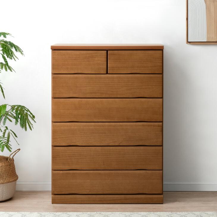 タンスのゲン 30日超お得 タンス 国産 完成品 幅80 6段 チェスト 収納