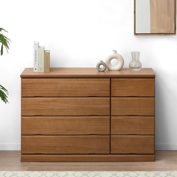 タンスのゲン タンス 国産 完成品 幅120 4段 チェスト 収納 おしゃれ