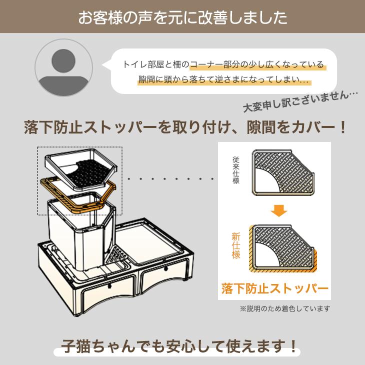 18日LYP会員18%〜 キャットケージ トイレ一体型 2段 トイレ付き キャットゲージ ワイド おしゃれ 大型猫 大型 収納 ハンモック ペットケージ ケージ 猫用 猫 ネ｜tansu｜04