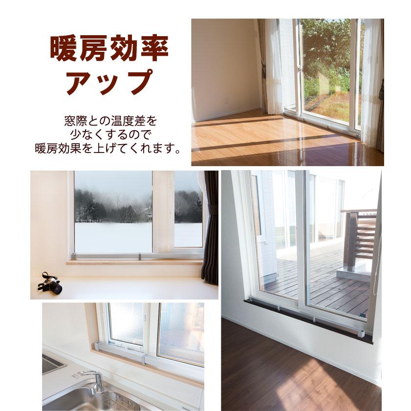 タンスのゲン ヒーター 窓下ヒーター 60cm 電気ヒーター 暖房効率UP