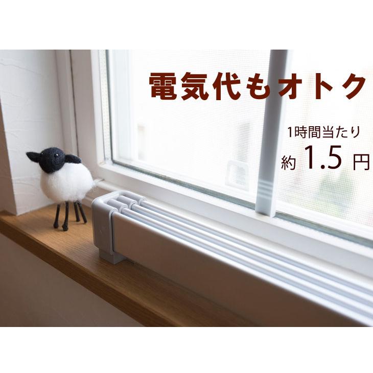 タンスのゲン ヒーター 窓下ヒーター 60cm 電気ヒーター 暖房効率UP