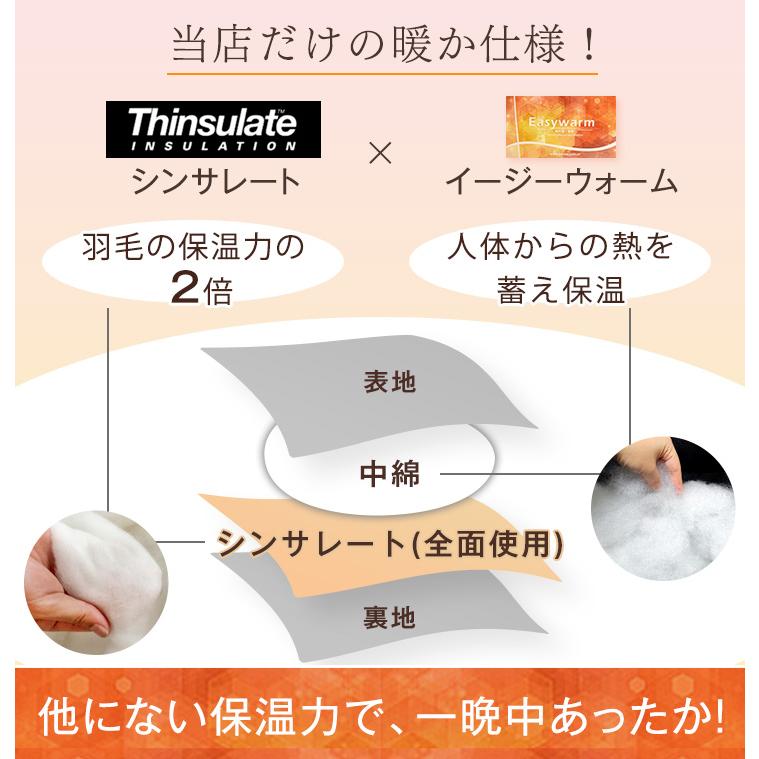 掛け布団 シンサレート シングル 2枚組 暖かい 毛布 洗える 冬 掛けふとん 冬用 抗菌 防臭 蓄熱 掛布団 布団 冬布団 暖かい毛布 おしゃれ | タンスのゲン | 03