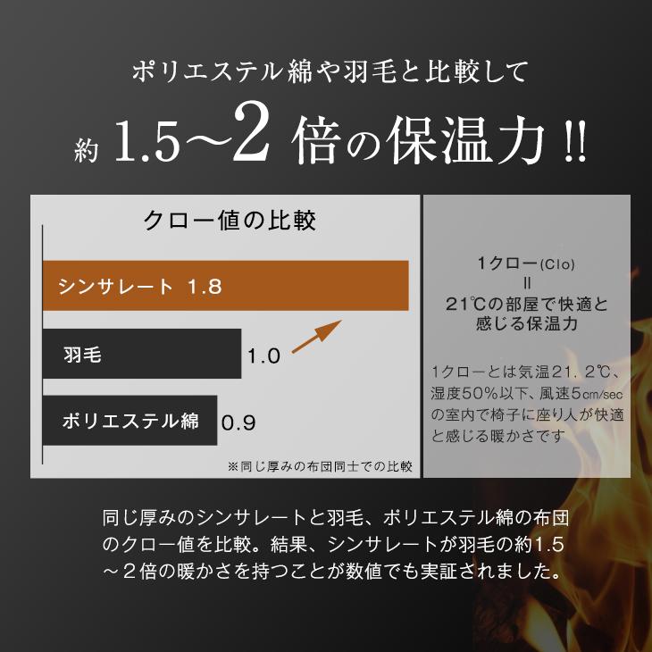シンサレート 掛け布団 セミダブル 洗える 暖かい 軽い おしゃれ 掛布団 布団 冬用 ふとん 保温 冬 収納袋 | タンスのゲン | 10