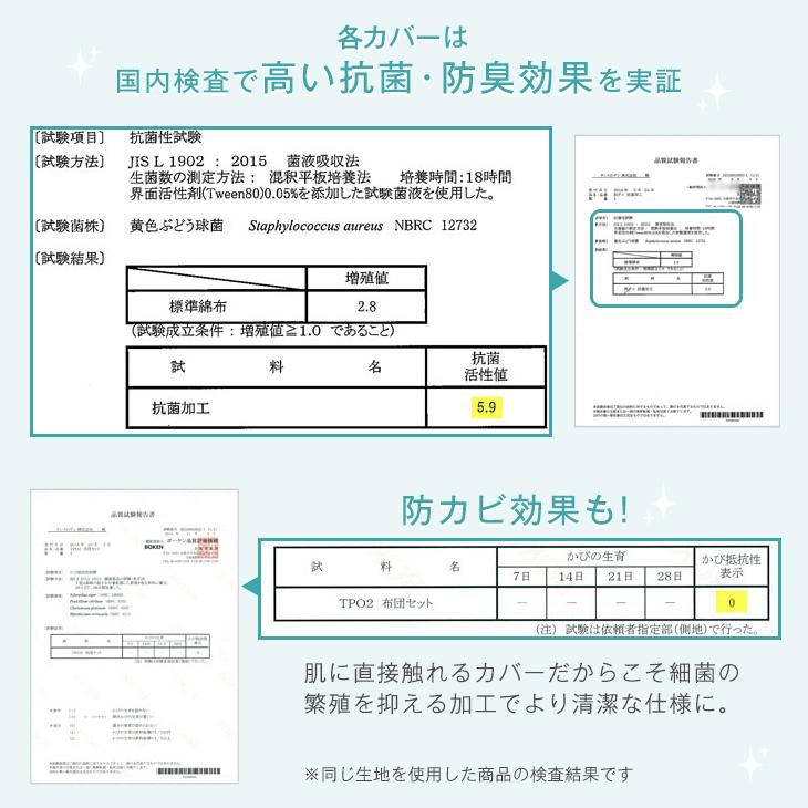 25日P14%〜 布団セット セミダブル 7点 セット 布団 洗える 防臭 抗菌 掛布団 敷布団 枕 収納ケース付き ふとんセット 高弾性マットレス｜tansu｜14