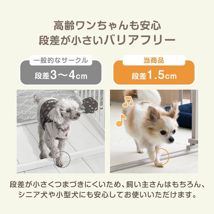 タンスのゲン 本日+4% ペットサークル 壁ガード付き 6枚セット ハイ