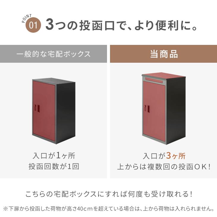 宅配ボックス 大容量 108L 一体 置き型 戸建て 後付け ポスト 宅配ボックス 大容量 108L 一体 置き型 戸建て 後付け ポスト