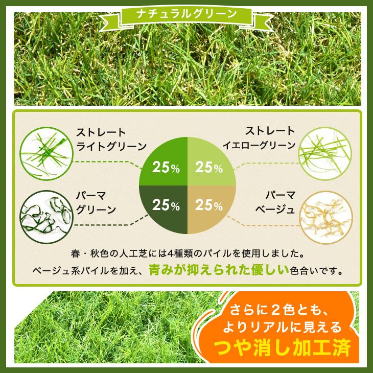 タンスのゲン 本日+4% 人工芝 0.5m×10m ロール 防草 排水 人工芝