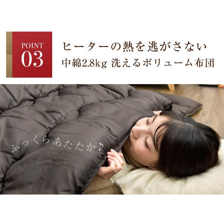 タンスのゲン 3日+5% こたつ コタツ 炬燵 傷に強い 長方形 150 80