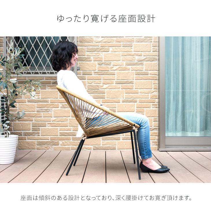 タンスのゲン ガーデン テーブル チェア 3点セット ラタン調 タンスのゲン ガーデン テーブル チェア 3点セット ラタン調