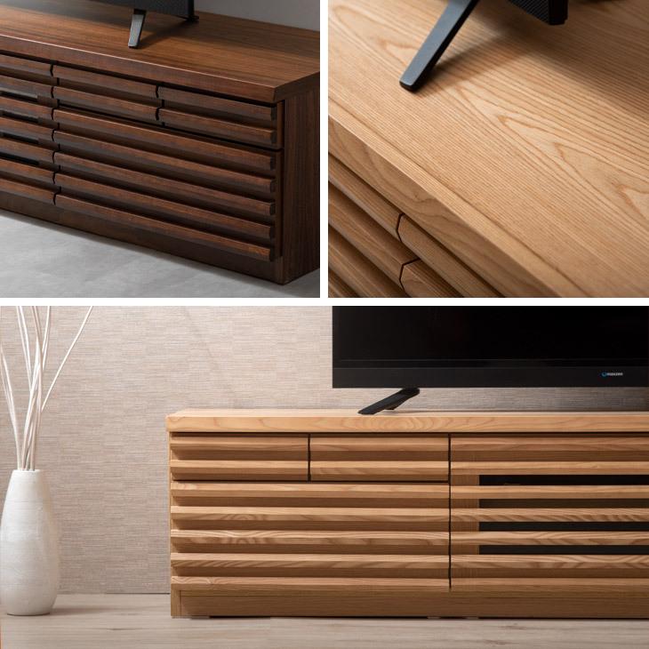 テレビ台 ローボード 幅200cm 完成品 収納付き シンプル 扉付き 北欧 おしゃれ リビング テレビボード 木製 TV台 ブラウン 超大型 | タンスのゲン | 01