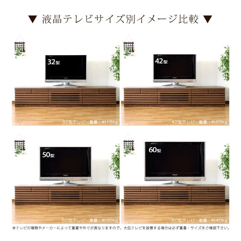 テレビ台 ローボード 幅200cm 完成品 収納付き シンプル 扉付き 北欧 おしゃれ リビング テレビボード 木製 TV台 ブラウン 超大型 | タンスのゲン | 09