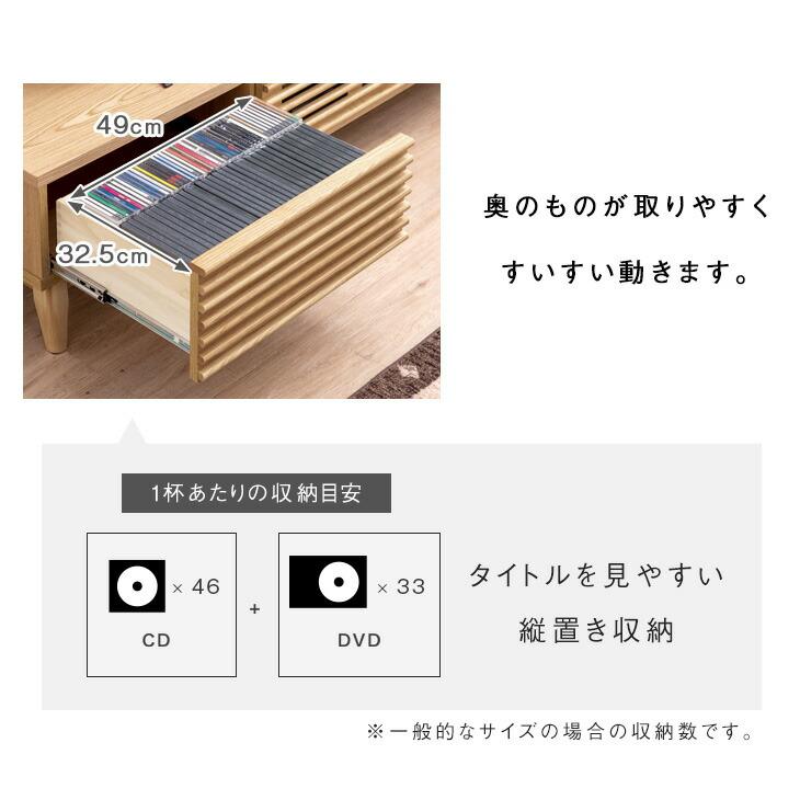 タンスのゲン テレビ台 ローボード 脚付き ラック TVボード ロータイプ