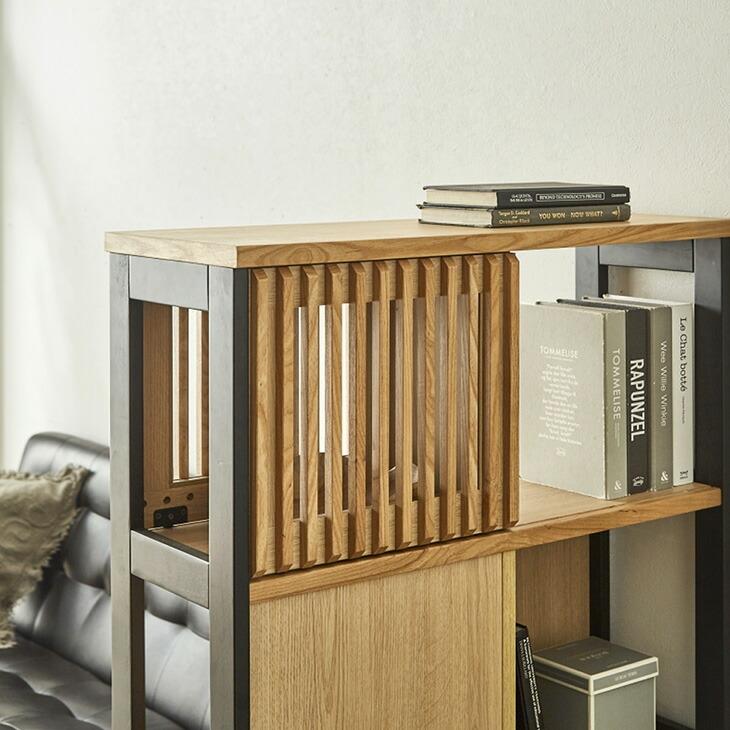 タンスのゲン シェルフ 幅80 おしゃれ 収納 完成品 収納ラック