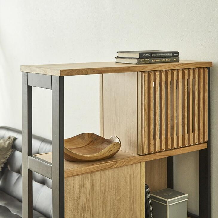 タンスのゲン シェルフ 幅80 おしゃれ 収納 完成品 収納ラック