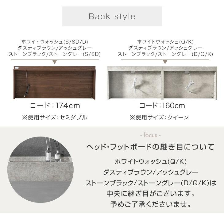 タンスのゲン ローベッド セミダブル ベッドフレーム ベッド USB