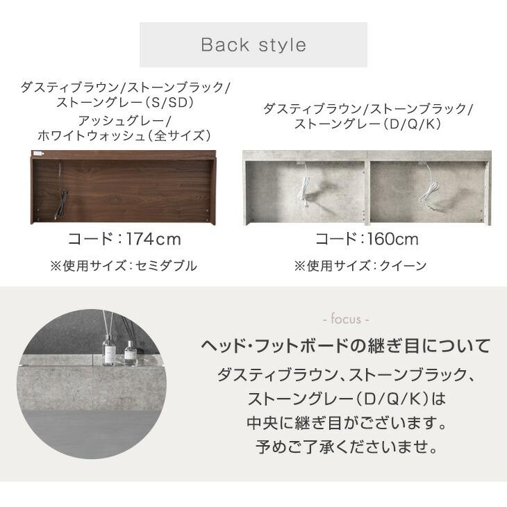 タンスのゲン ローベッド クイーン ベッドフレーム ベッド USB
