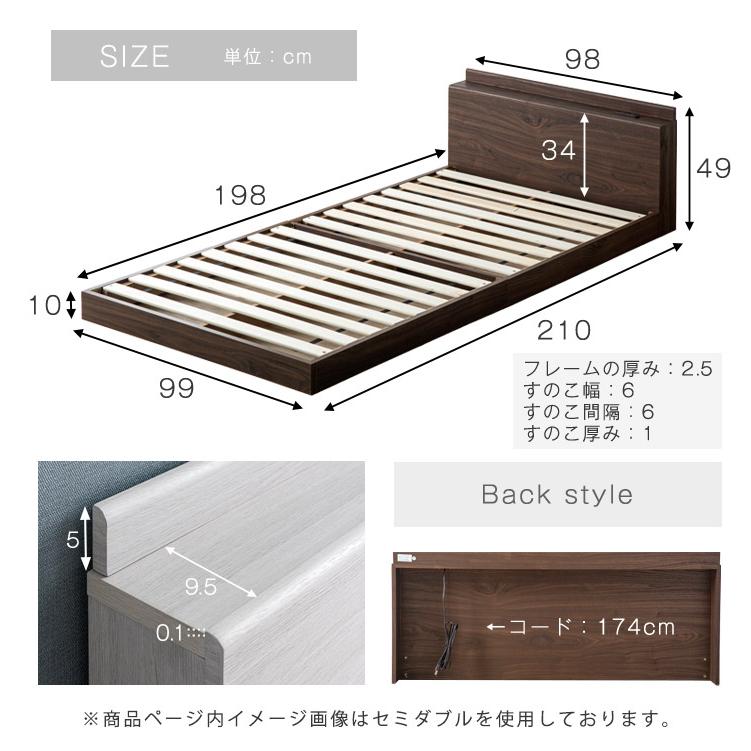 タンスのゲン 4日P15%〜 ベッド マットレス付き シングル ベッド