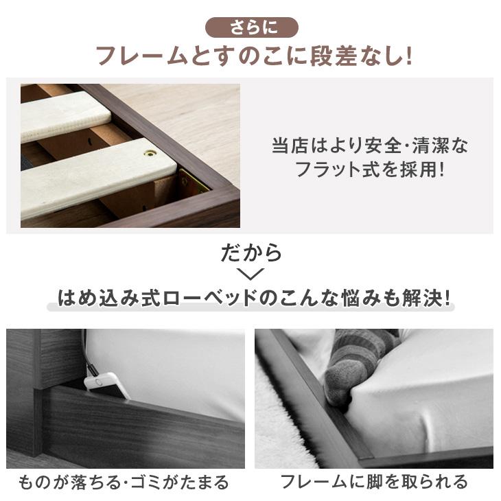 タンスのゲン 8日+5% ベッド マットレス付き シングル ベッドフレーム