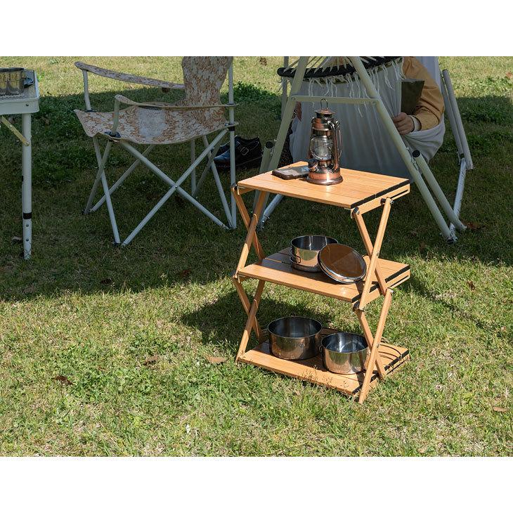 タンスのゲン 27日超お得 ラック フォールディングラック 折りたたみ 3