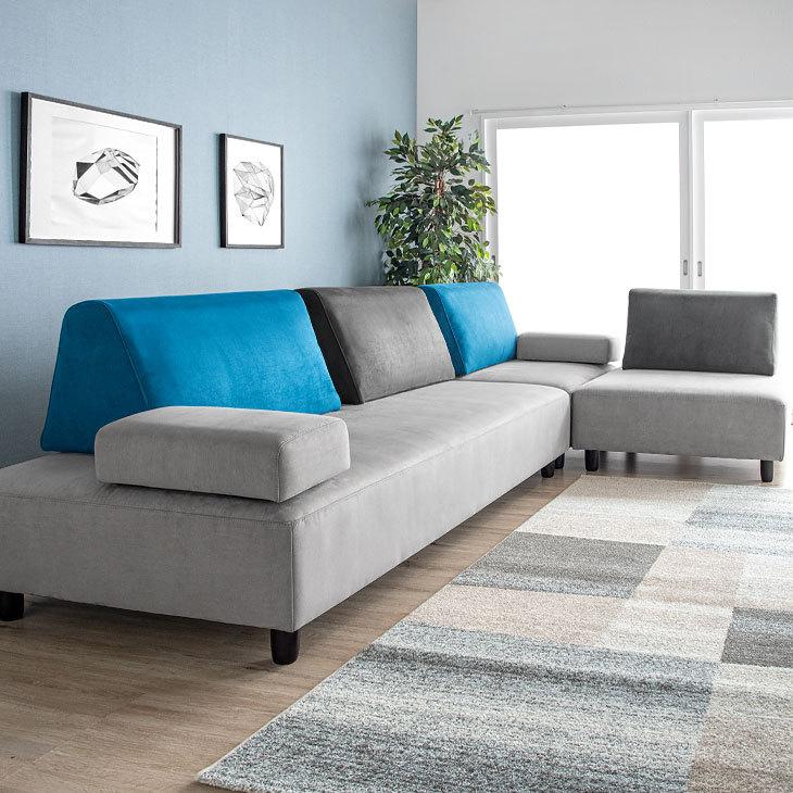 4人掛け カウチ おしゃれ ソファーベッド ソファー 北欧 ファブリック タンスのゲン 4日+5% ソファ おしゃれ ソファー 3人掛け 北欧 4人掛け