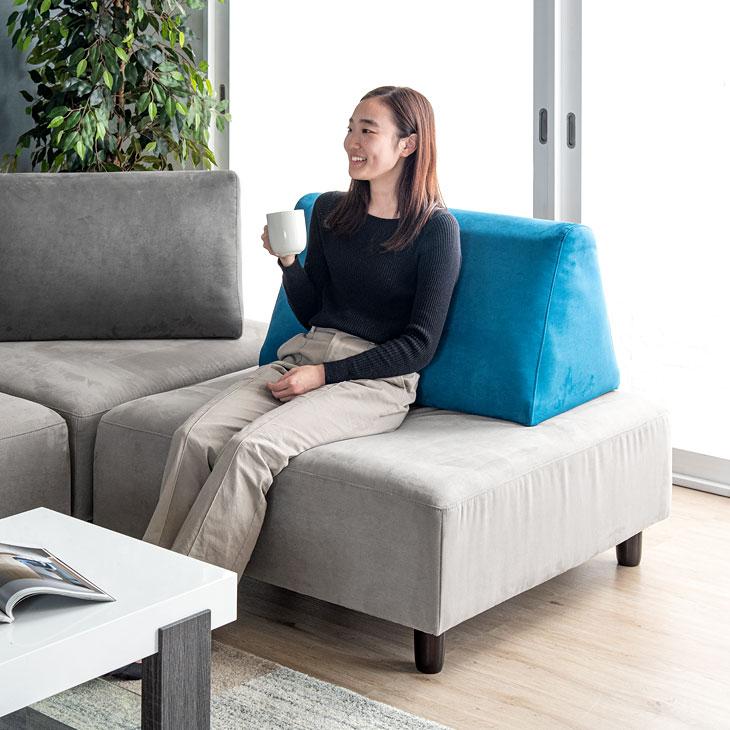 コーナーソファ シングルソファ 単品 おしゃれ ソファ sofa 1人掛け VENTOTA 1人掛けコーナーソファ 1人掛けソファ ソファー 1人掛け