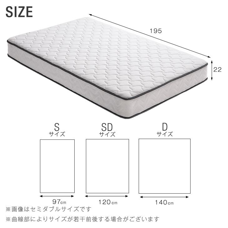 タンスのゲン 30日+5% ベッド マットレス付き ダブル ライト付き 収納
