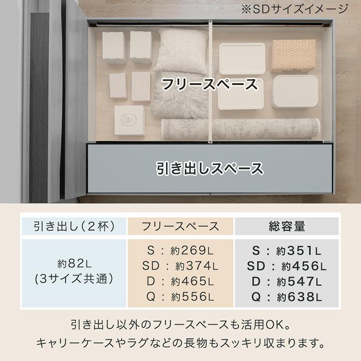 タンスのゲン 本日+4% ベッド ダブル 宮付き ライト付き ベッド