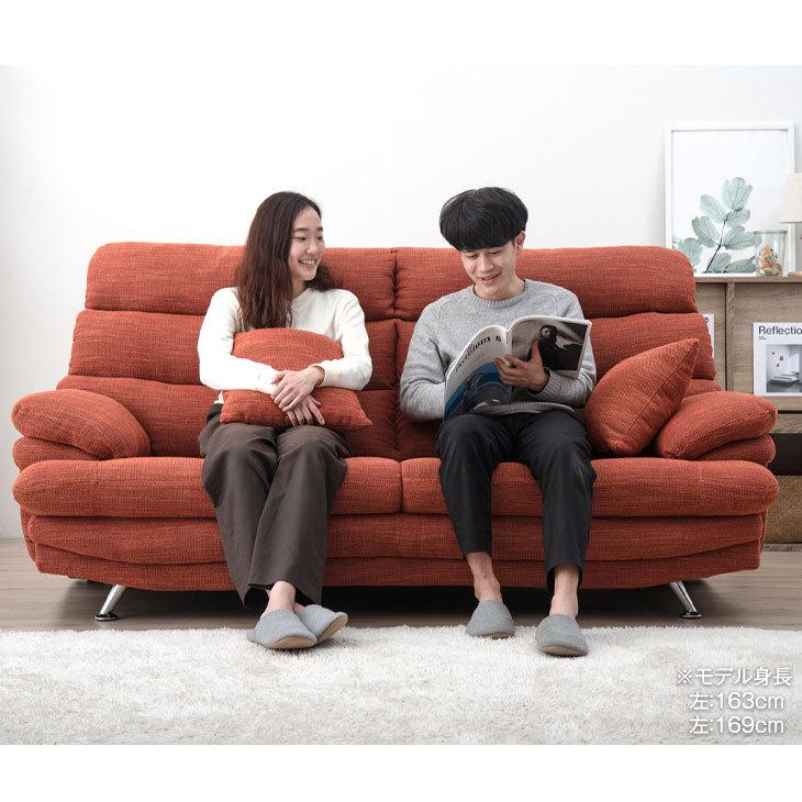 ソファー ソファ 3人掛け ハイバックソファ おしゃれ 三人掛け ポケットコイル 布 クッション付き 超大型商品 タンスのゲン Design The Future 通販 Yahoo ショッピング