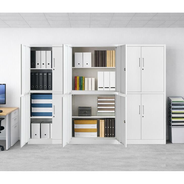 タンスのゲン 3日+5% オフィス収納 鍵付き 収納 法人 業務用 スチール