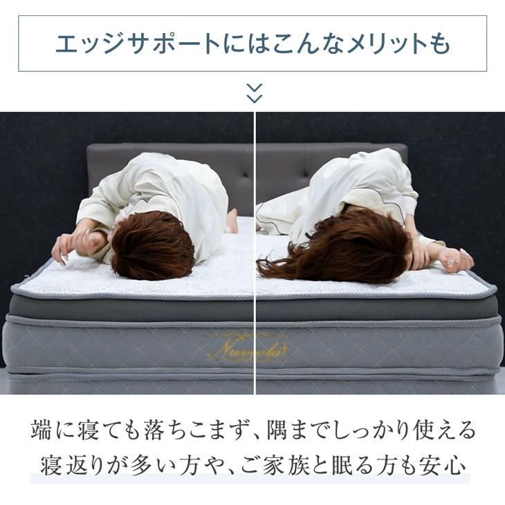 タンスのゲン マットレス クイーン 超極厚35cm ピロートップ Wポケット