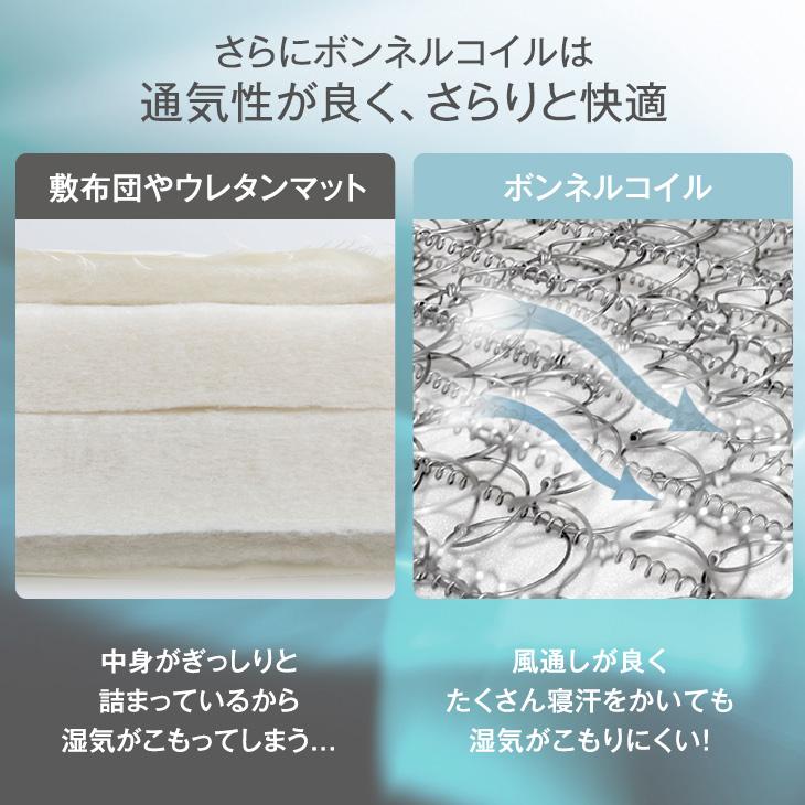 タンスのゲン 25日+5% マットレス シングル 三つ折り 厚み10cm