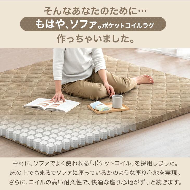 ラグ 額付き カーペット ラグマット 絨毯 マット 185×185 2畳 ラグ ラグマット 洗える 185×185cm 2畳 花柄 ジャガード織り