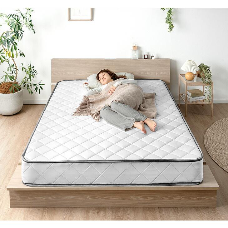 マットレス シングル 20cm厚 ポケットコイル コイル ベッドマットレス 柔らかめ コイルマットレス ベッドマット 寝具 | タンスのゲン | 03