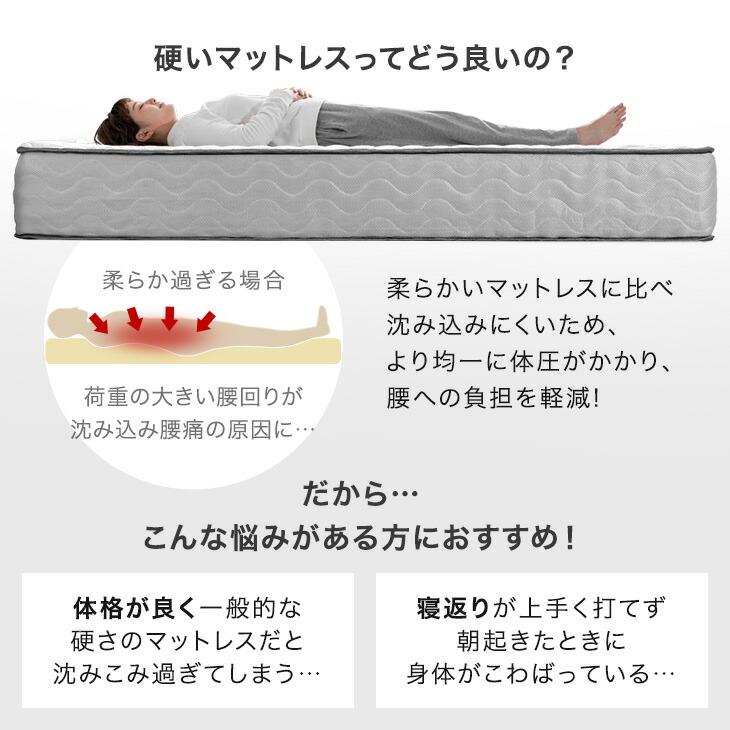タンスのゲン マットレス シングル ポケットコイル 極厚25cm スーパー