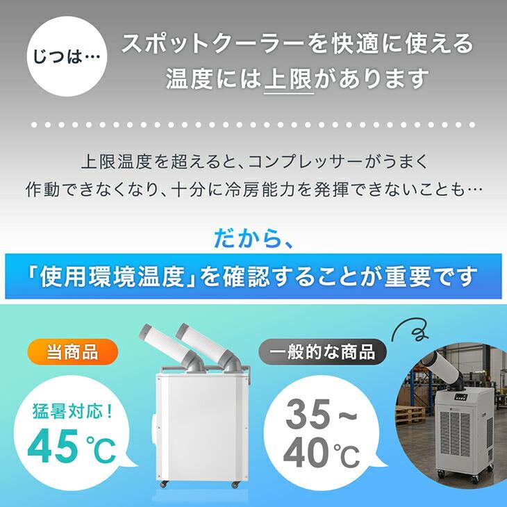タンスのゲン スポットクーラー 業務用 置き型エアコン 冷風機