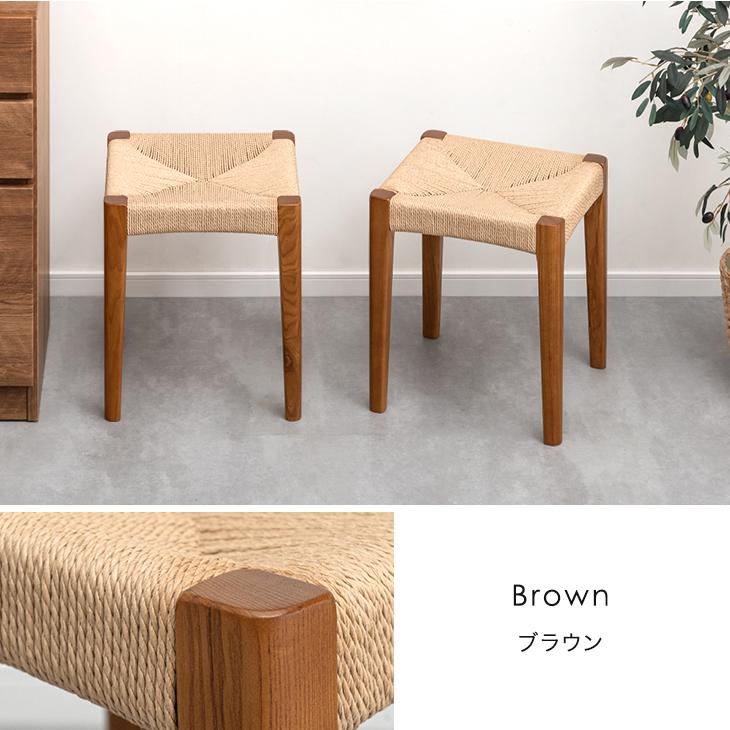 タンスのゲン 7日LYP17%〜 スツール 木製 椅子 おしゃれ 四角