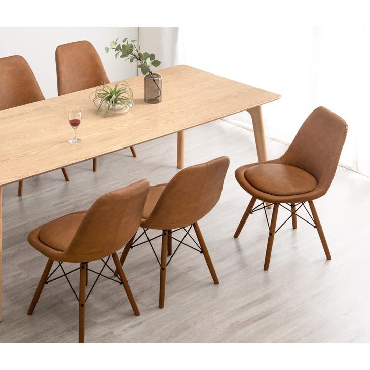 タンスのゲン ダイニングテーブルセット 6人 200 おしゃれ 天然木 6人