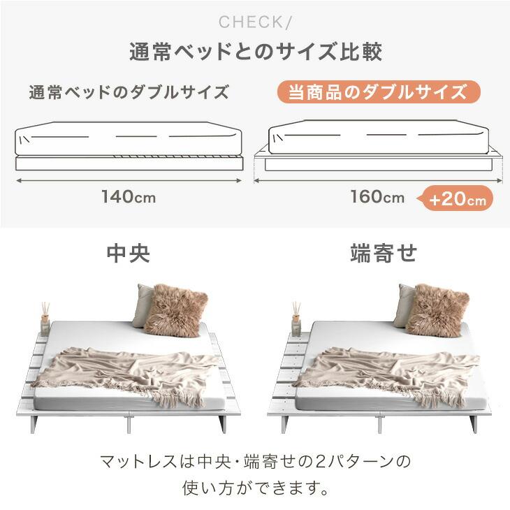 タンスのゲン ベッド セミダブル ステージベッド ベッドフレーム