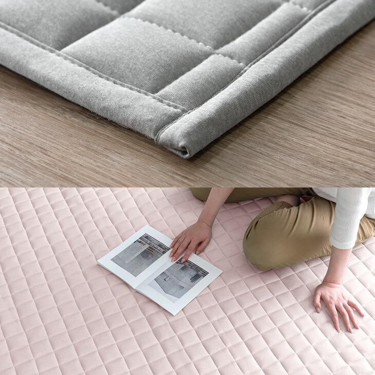 タンスのゲン 7日+5% ラグ ラグマット 洗える キルトラグ 185×185