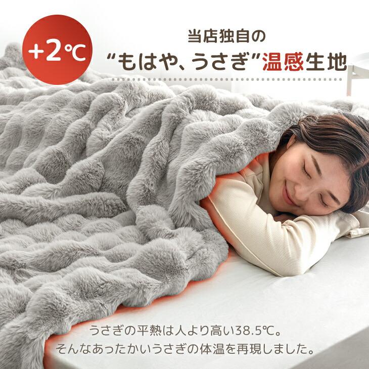 タンスのゲン 25日+5% 毛布 ダブル 暖かい 2枚合わせ ふわとろ毛布