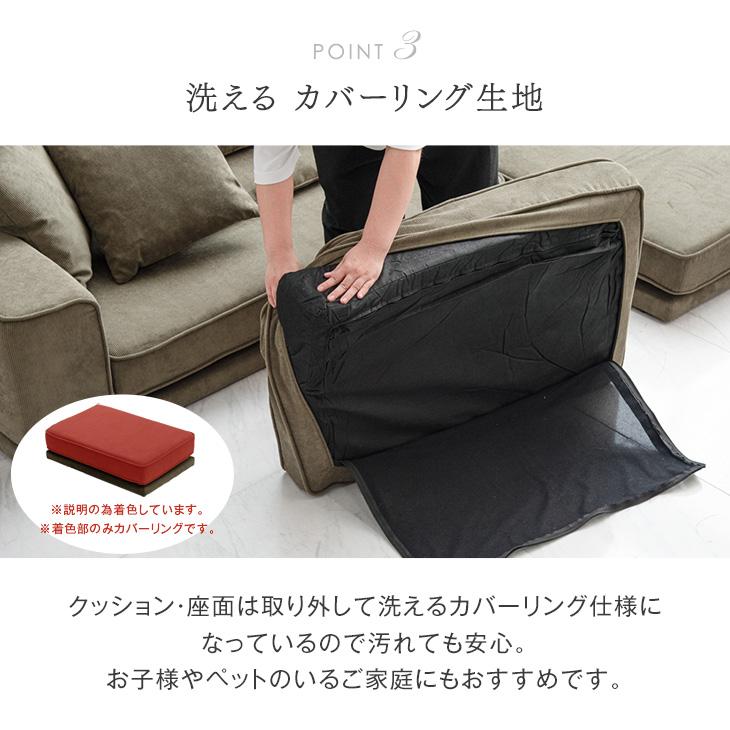 ⑨2ｆ）未使用/新品　　オットマン 洗える カバーリング  脚置き スツール ポケットコイル フロアクッション フロアークッション タンスのゲン オットマン 洗える カバーリング おしゃれ 脚置き