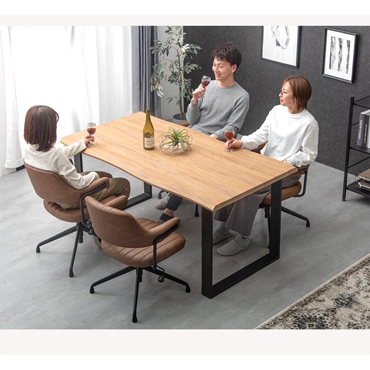 タンスのゲン ダイニングチェア 回転 1脚 昇降 おしゃれ 北欧 レザー