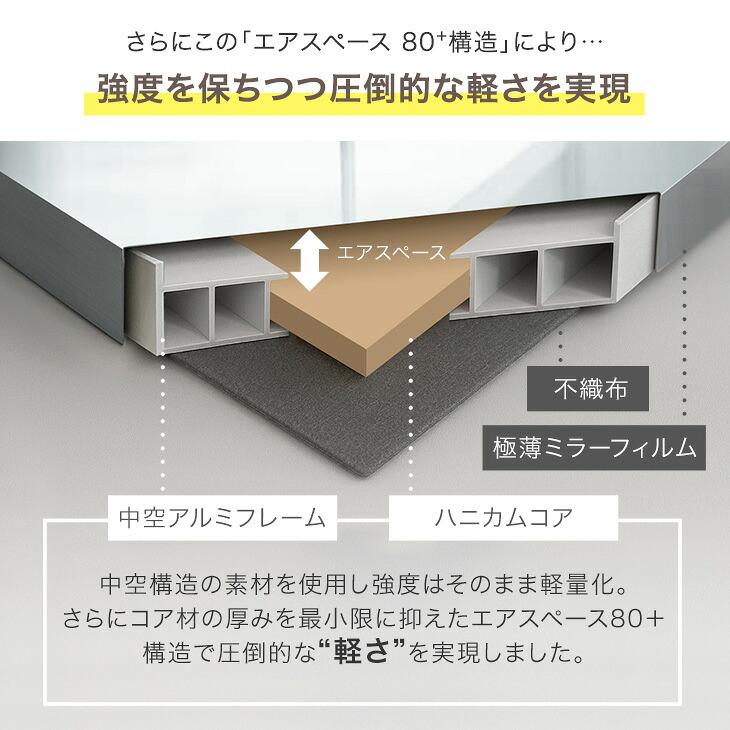 全身鏡 壁掛け 割れない 180 幅100 おしゃれ 鏡 全身 軽量 フレーム