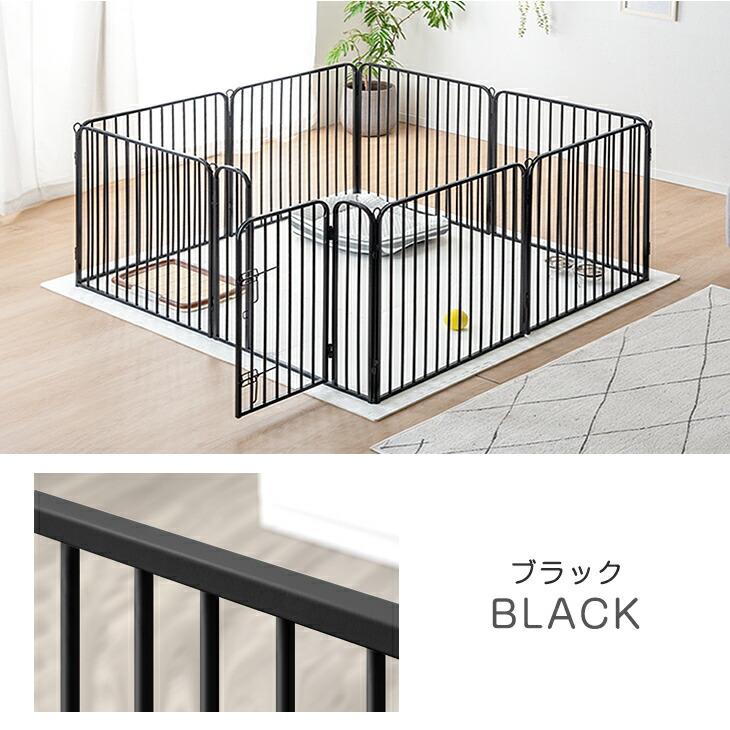 タンスのゲン ペットサークル 犬用 折りたたみ 屋内外兼用 犬 ケージ