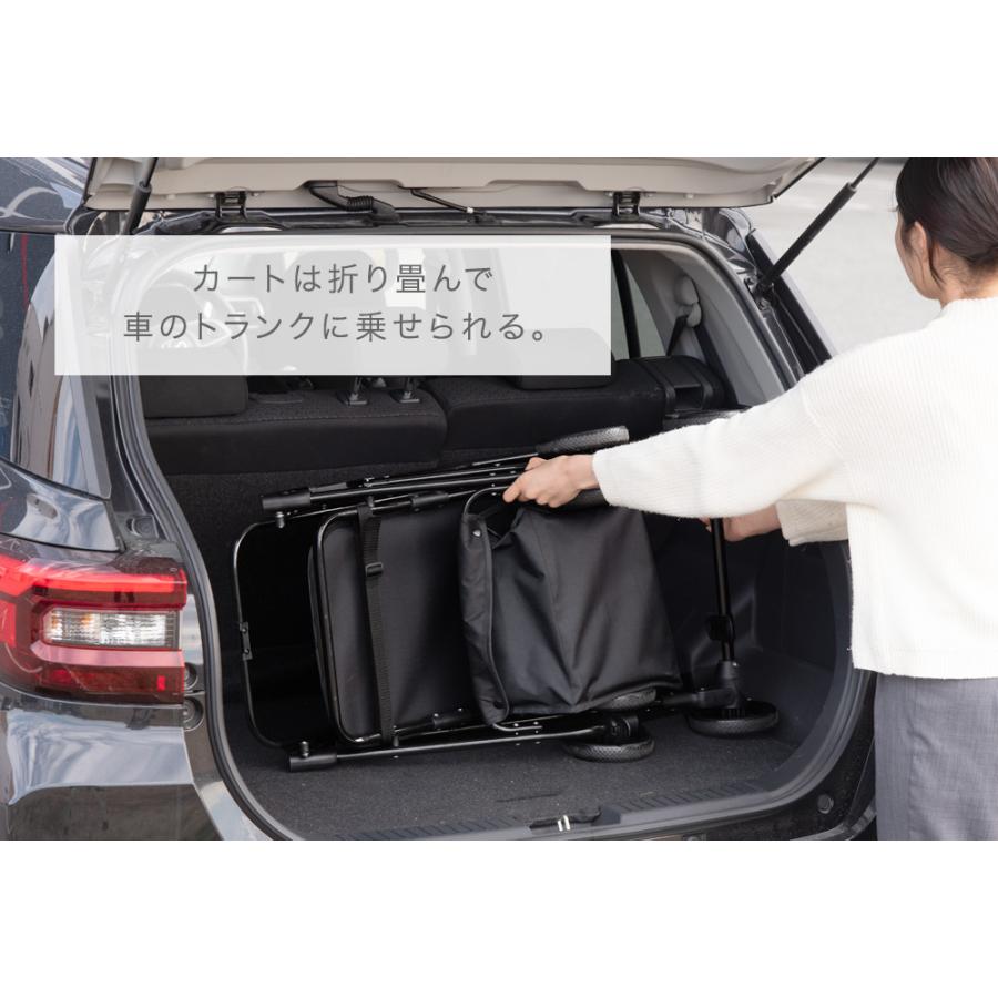 タンスのゲン 折りたたみショッピングカート シルバーカー タンスのゲン ショッピングカート 4輪 おしゃれ 高齢者 軽量