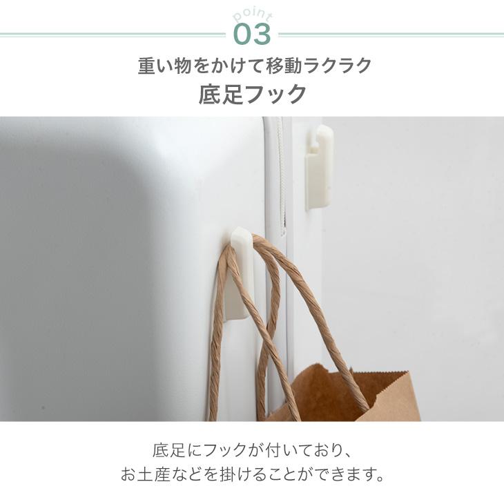 5日+5% スーツケース m 60L フロントオープン キャリーケース 前開き 3