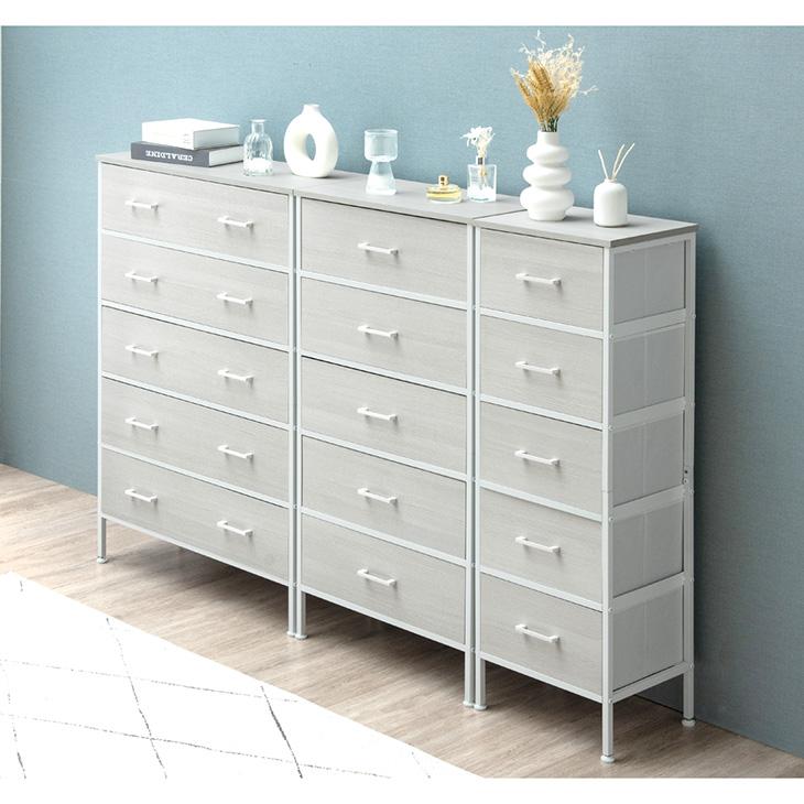 タンスのゲン チェスト 引き出し ホワイト タンス 40cm リビング